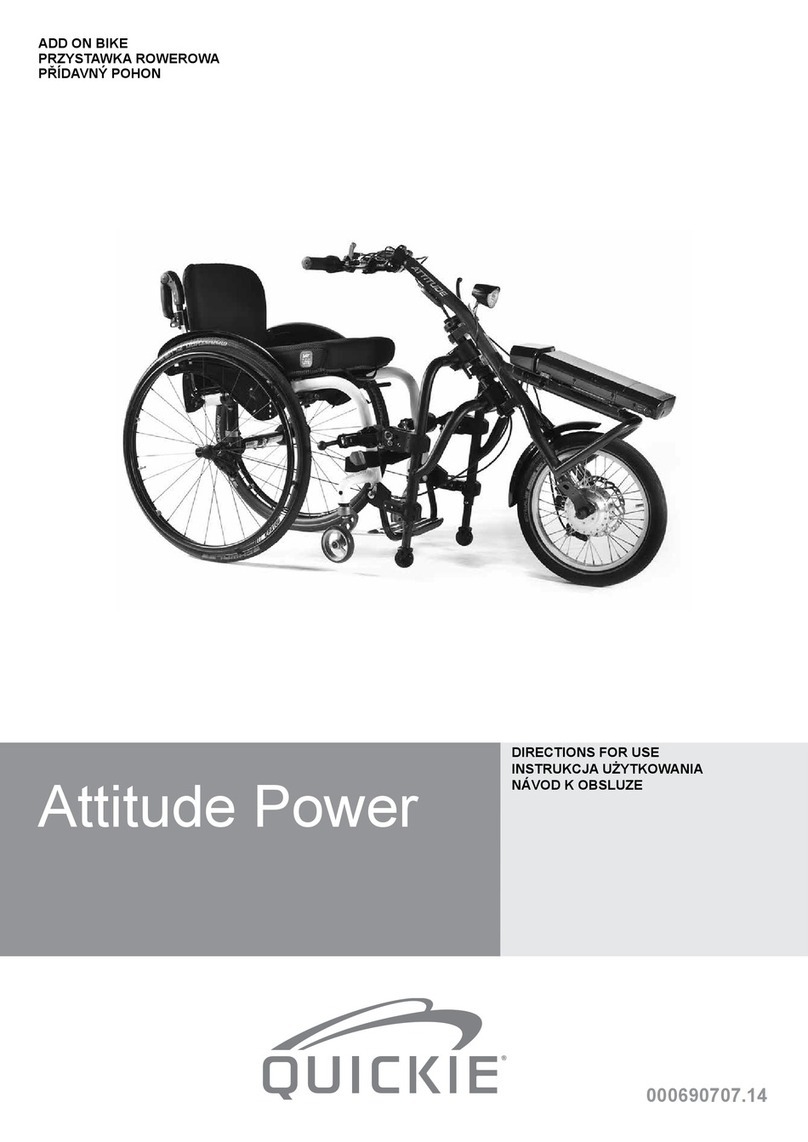 Sunrise Medical Quickie Attitude Power Directions for use