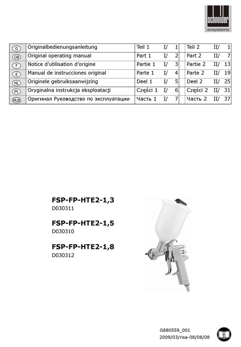Schneider Airsystems FSP-FP-HTE2-1,3 Installation instructions