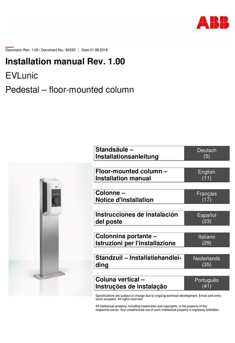 ABB EVLunic Series installation manual