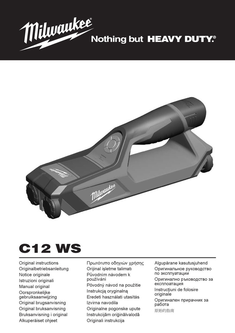 Milwaukee C12 WS Original instructions