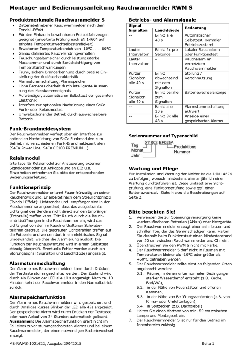 Seca Model S Installation and operating instruction Seca Model S Installation and operating instruction