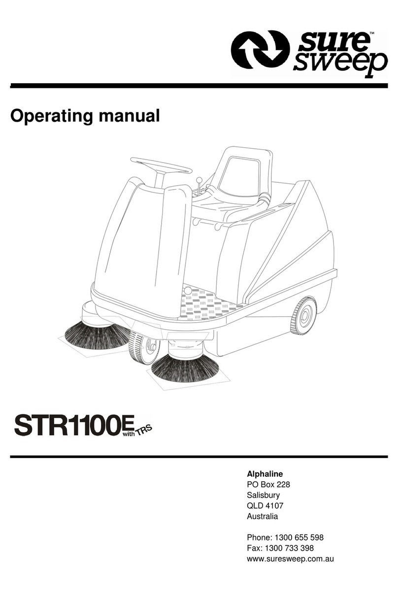 Sure Sweep STR1100E with TRS operating manual