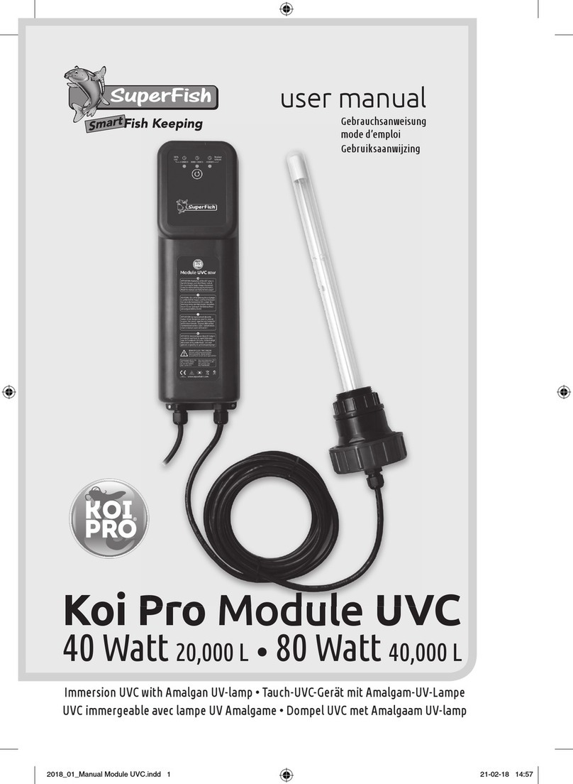 SuperFish Koi Pro UVC 40 Watt user manual