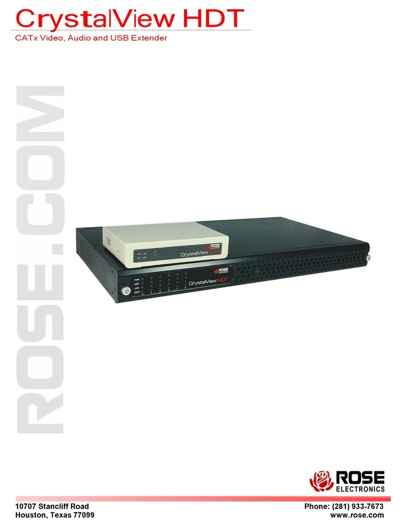 Rose electronics CrystalView HDT manual