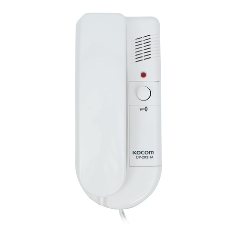 KOCOM DP-203HA Guide