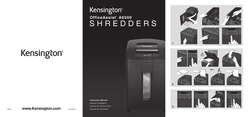 Kensington OfficeAssist A6000 Series instruction manual Kensington OfficeAssist A6000 Series instruction manual