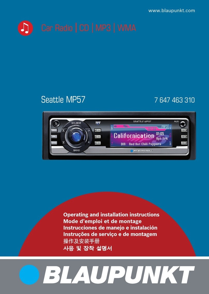 Blaupunkt Seattle MP57 User manual