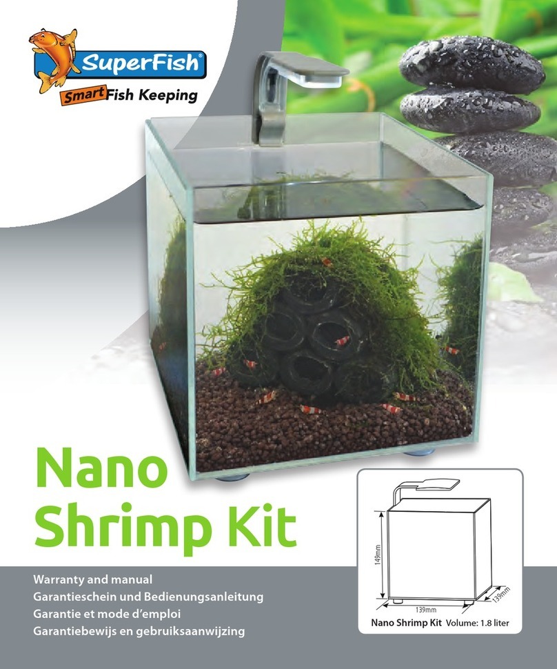 SuperFish Nano Shrimp Kit Warranty and manual