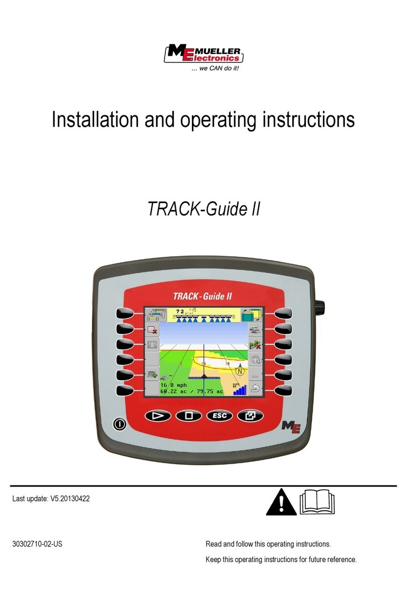 Mueller Elektronic TRACK-Guide II Installation and operating instructions