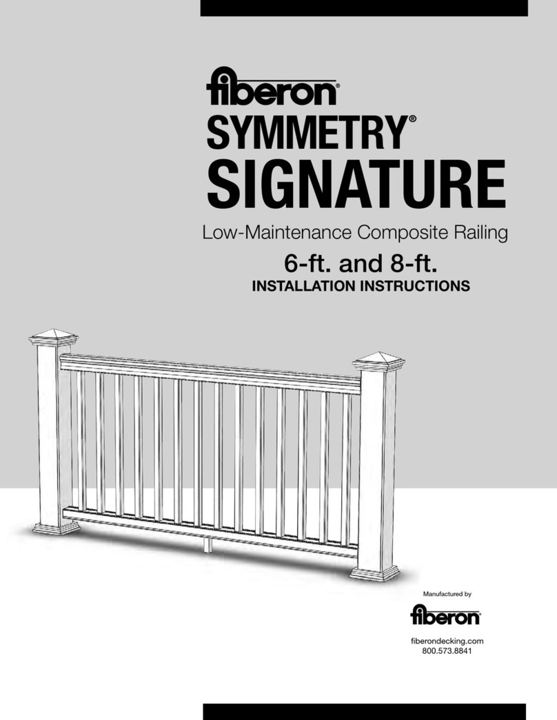 fiberon SYMMETRY SIGNATURE installation instructions