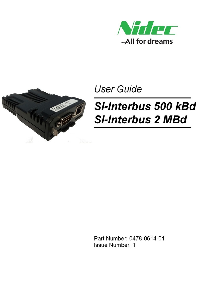 Nidec SI-Interbus 500 kBd user guide