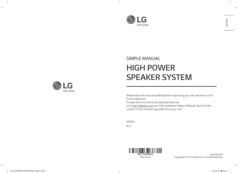 LG RL3 Simple manual