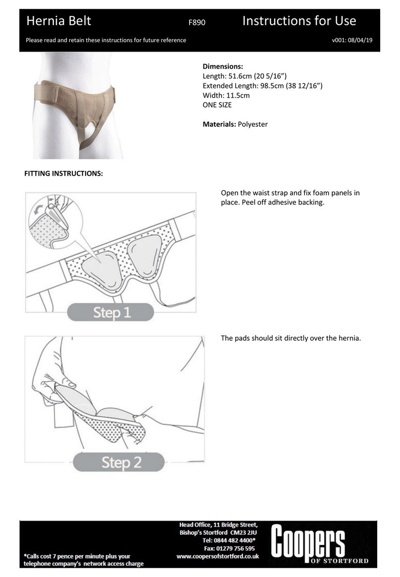 Coopers of Stortford F890 Instructions for use