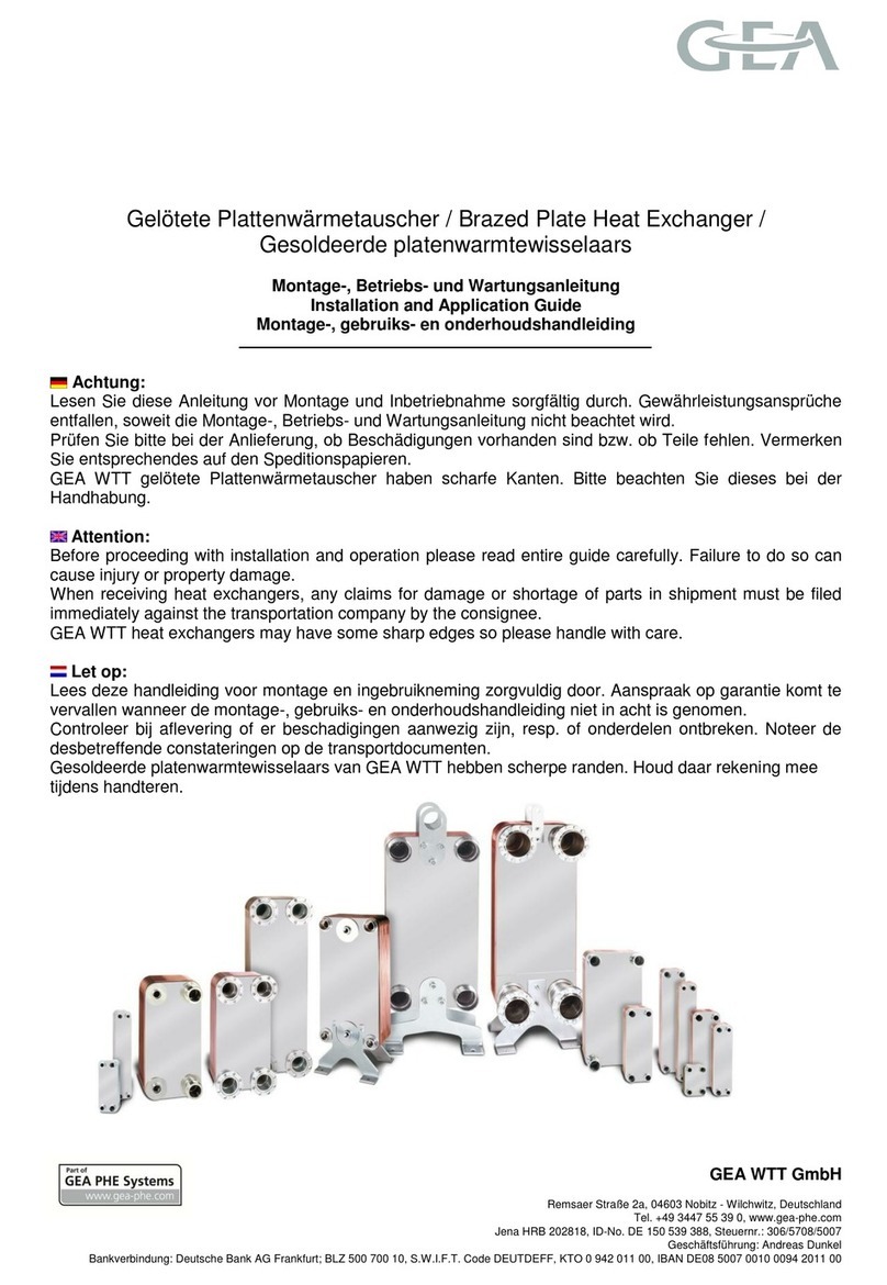 GEA GBE Series User guide