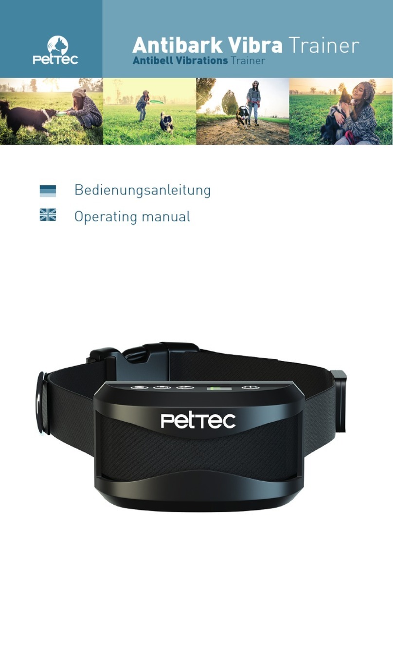 Pettec Antibark Vibra Trainer User manual