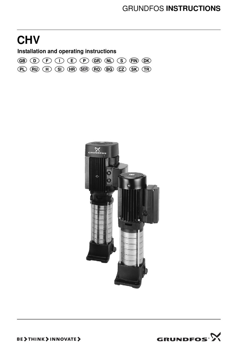 Grundfos CHV 2 Series User manual