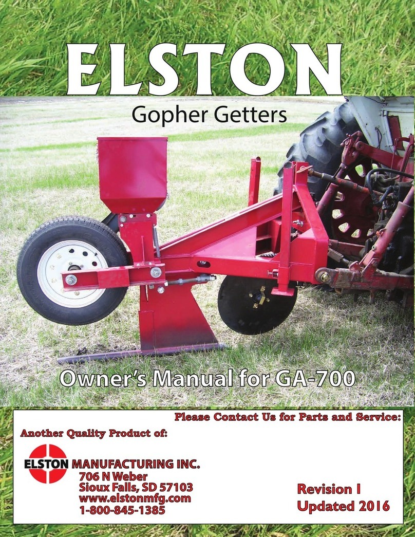 Elston Manufacturing GA-700 owner's manual