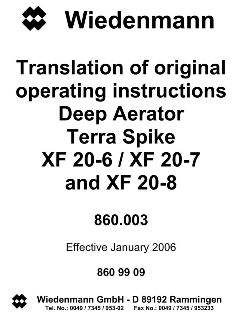 Wiedenmann Terra Spike XF 20-6 operating instructions
