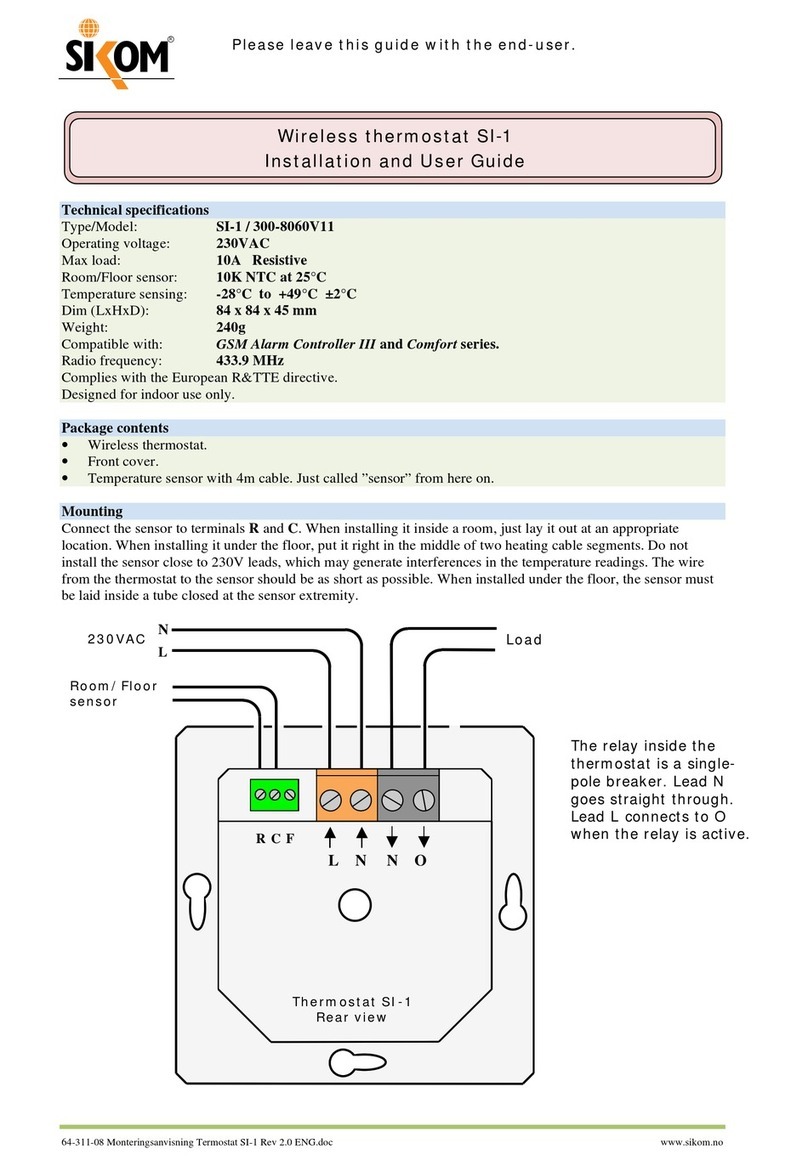 SiKom SI-1 Installation and user guide