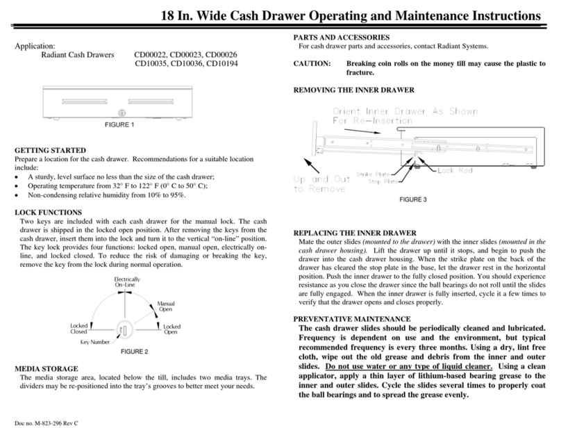 Radiant CD00022 Operating and maintenance instructions