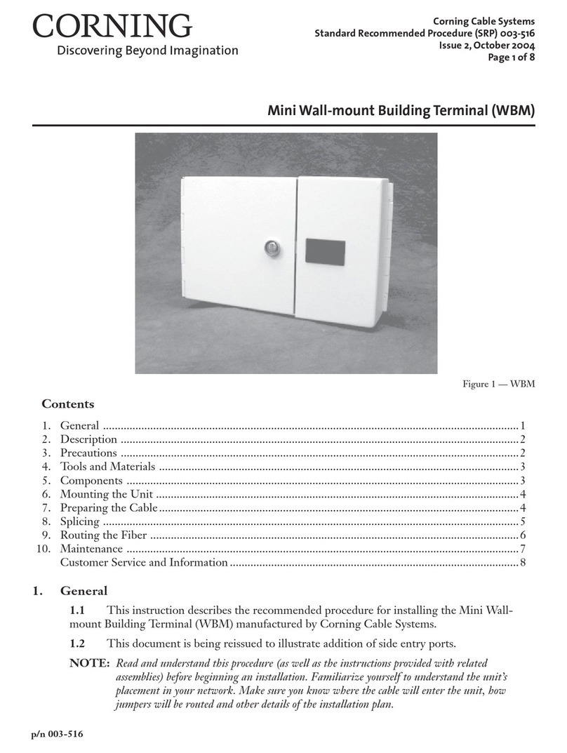 CORNING WBM manual