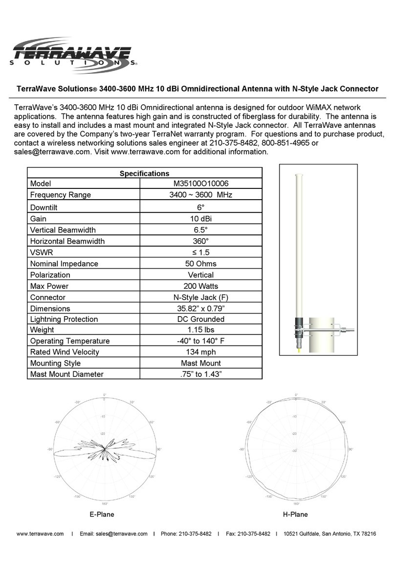 TerraWave M35100O10006 manual
