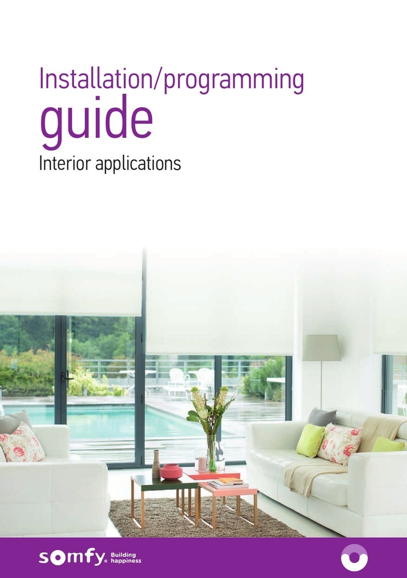 SOMFY Glydea DCT Installation and programming guide