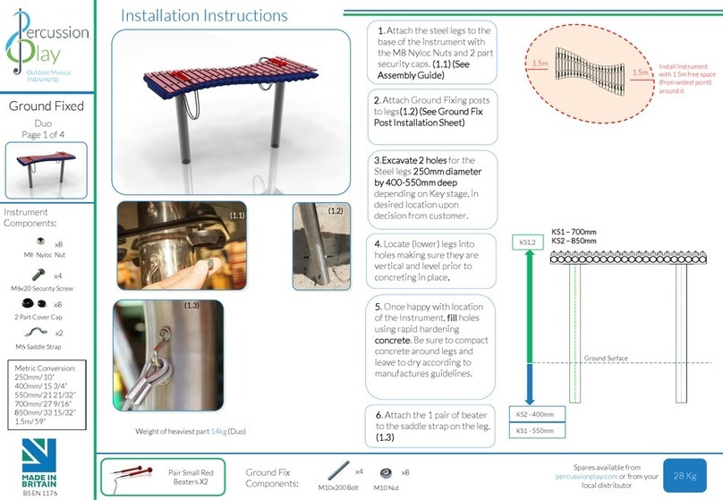 Percussion Play Duo User manual