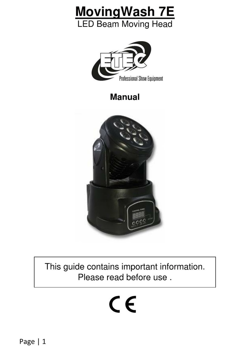 Etec MovingWash 7E manual