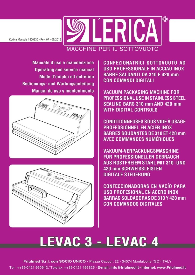 LERICA LEVAC 3 Operating and service manual