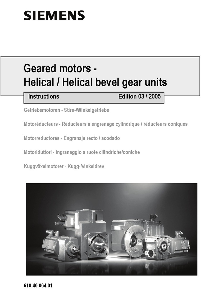 Siemens 1FK7 Series User manual Siemens 1FK7 Series User manual