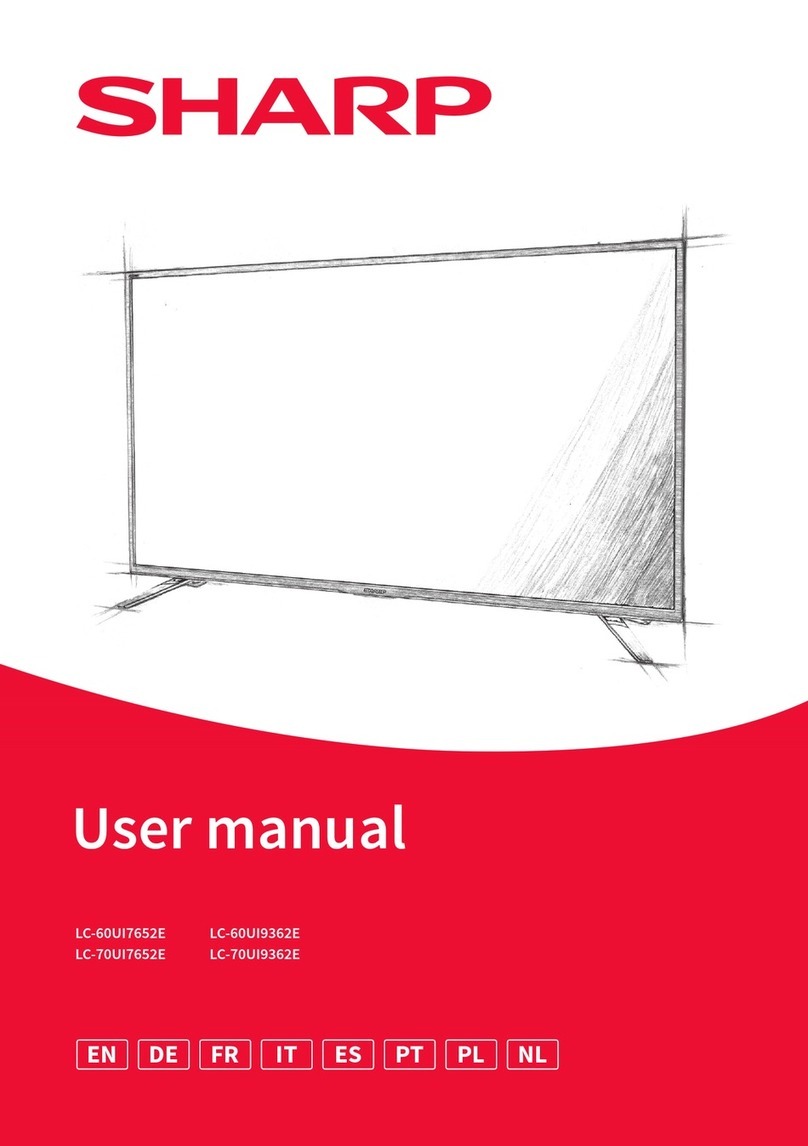 Sharp LC-60UI7652E User manual