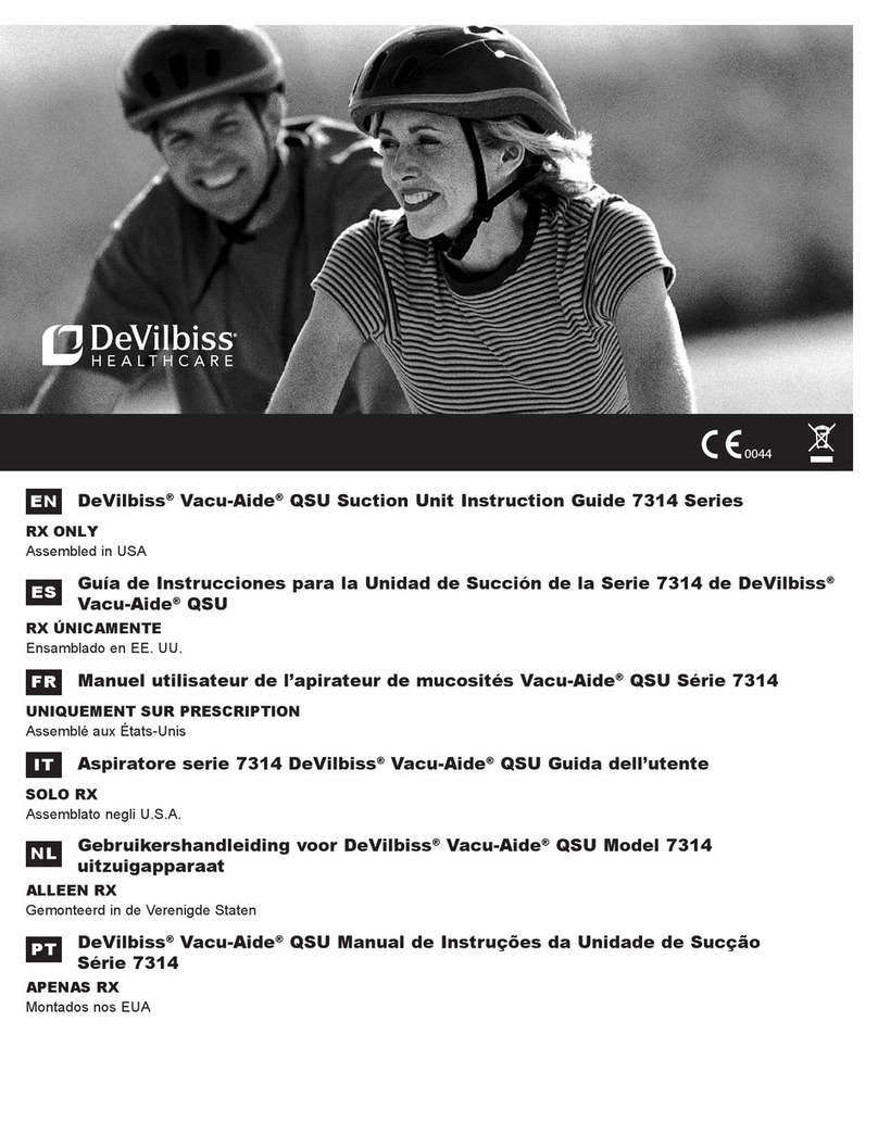 DeVilbiss Vacu-Aide 7314 Series Instruction guide