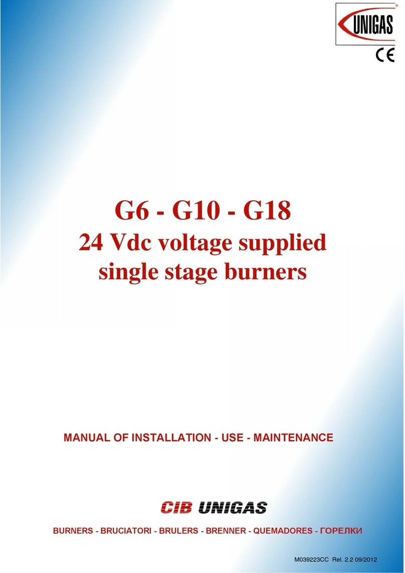 Unigas G6 Operating manual