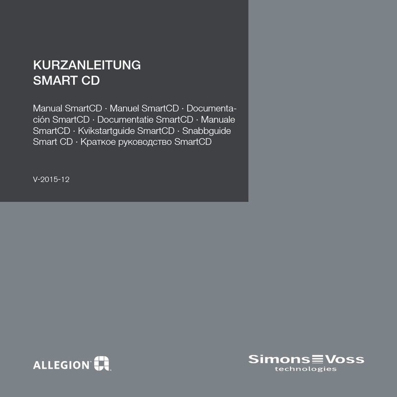 Simons Voss Technologies Smart CD User manual Simons Voss Technologies Smart CD User manual