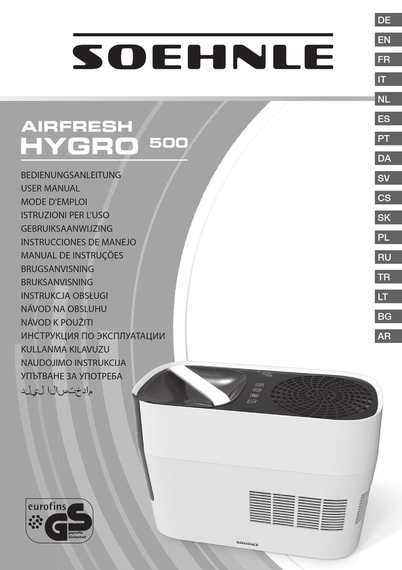 Soehnle Airfresh Hygro 500 user manual