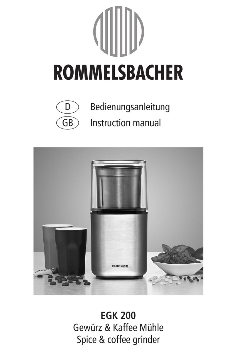 Rommelsbacher EGK 200 instruction manual