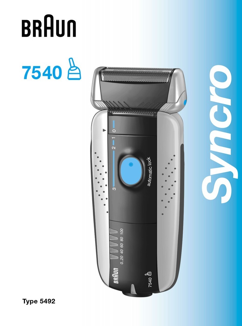 Braun Syncro 7540 User manual