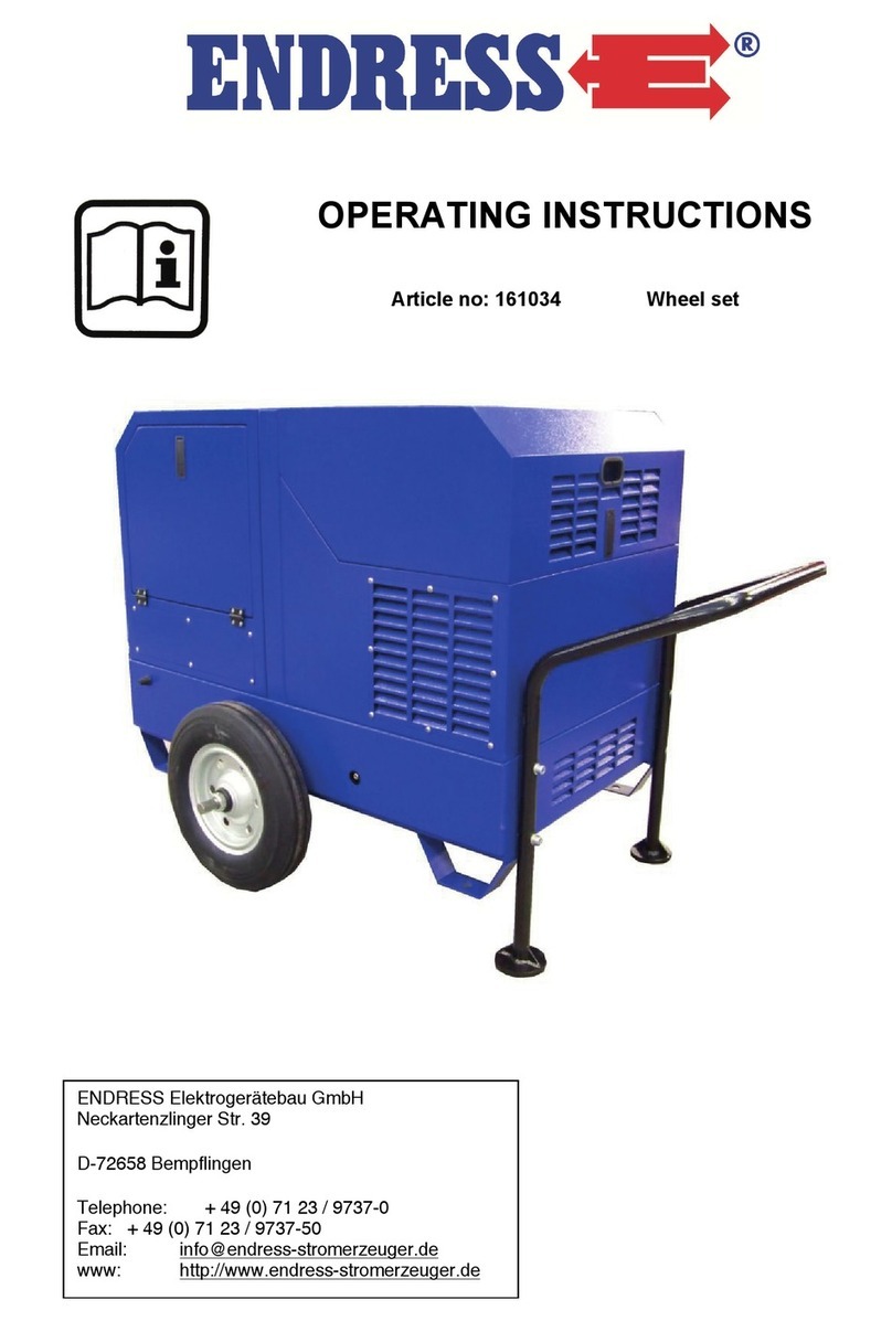 Endress 161034 operating instructions