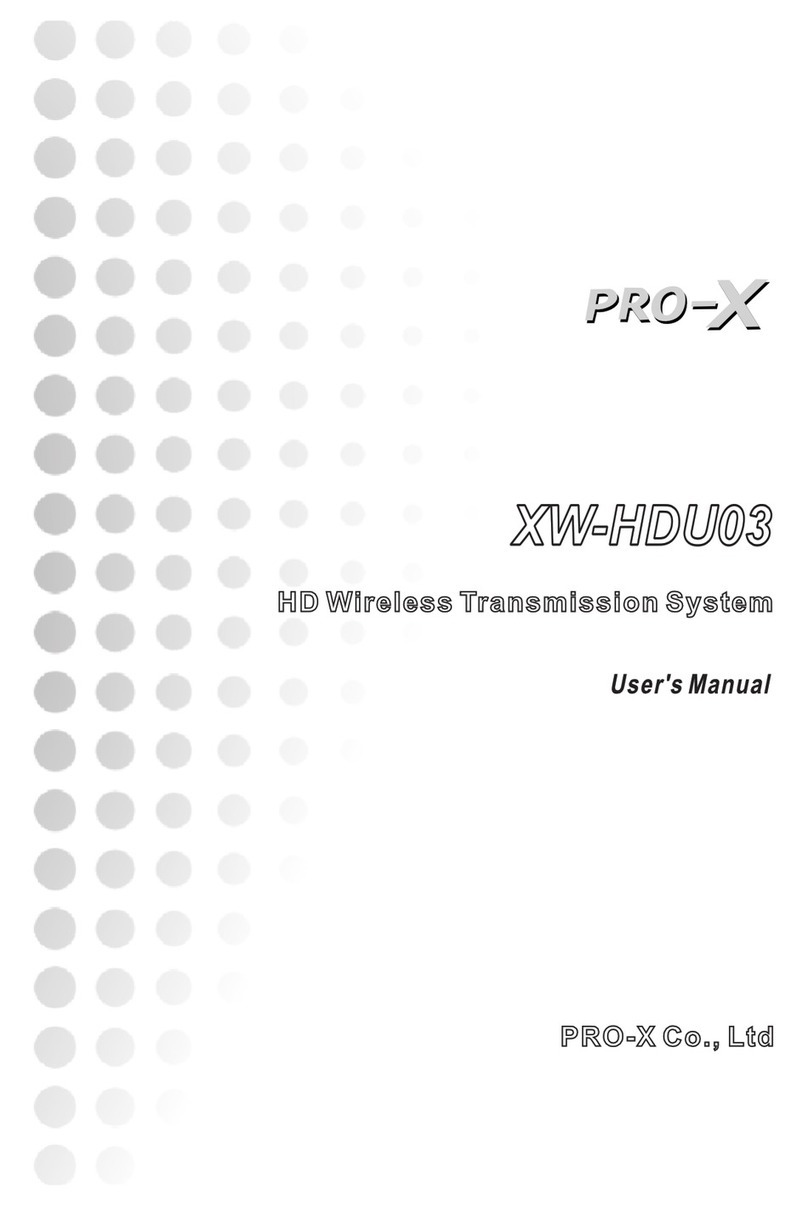 ProX XW-HDU03 user manual