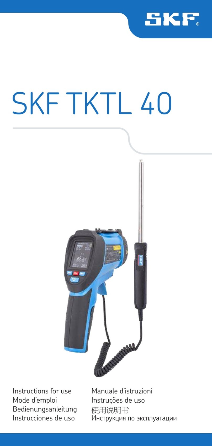 SKF TKTL 40 User manual