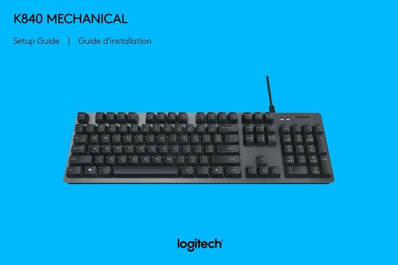 Logitech K840 User manual Logitech K840 User manual