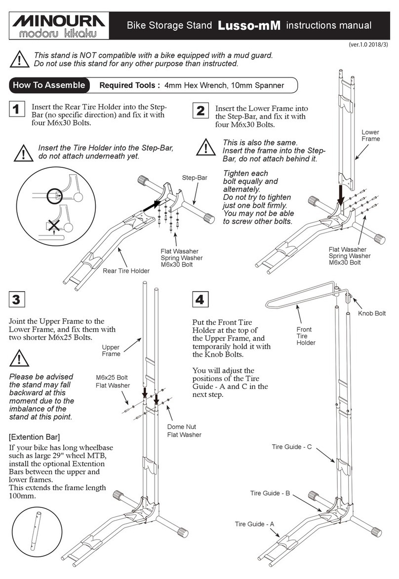 MINOURA Modoru Kikaku Lusso-mM User manual