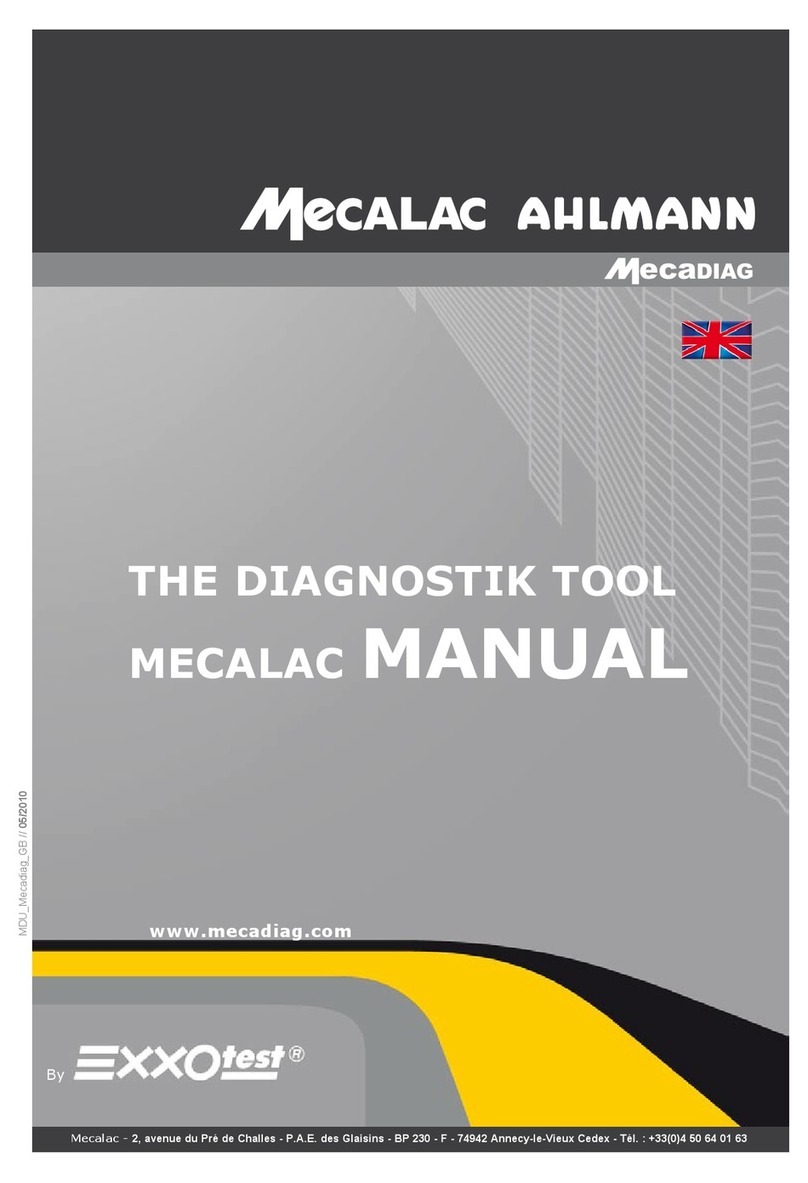 MECALAC AHLMANN Mecadiag manual