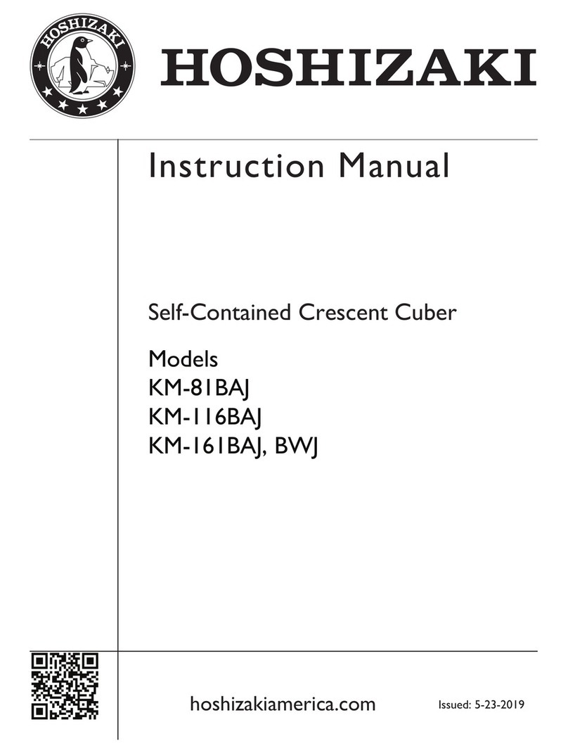Hoshizaki KM-81BAJ User manual