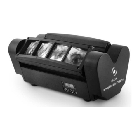 Flash LED Spyder Mini User manual
