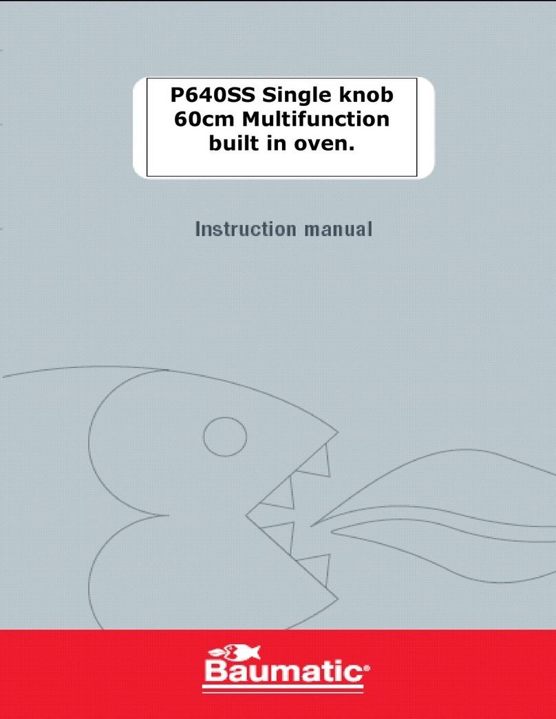 Baumatic P640SS User manual
