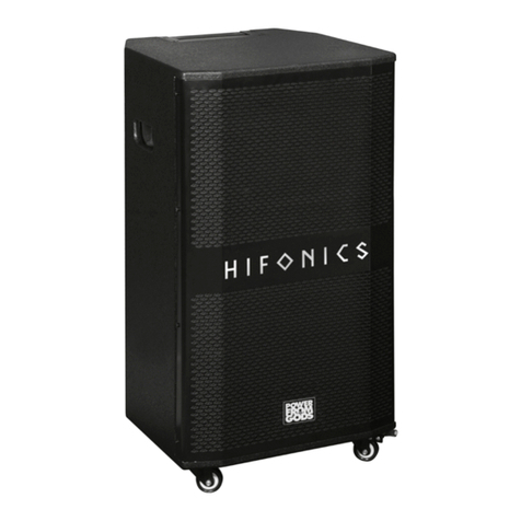 Hifonics EB115A User manual