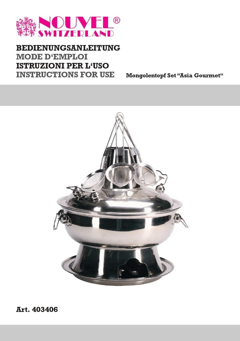 Nouvel Mongolentopf Set Asia Gourmet Instructions for use