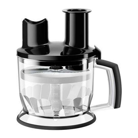 Braun Minipimer MQ 70 User manual